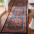 Safavieh Riviera RIV155 Red   Navy Machine Washable Area Rug Hot on Sale