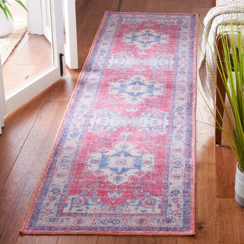 Safavieh Serapi SEP355 Red   Ivory Machine Washable Area Rug Hot on Sale