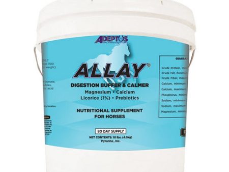 Allay Buffering Digestion And Calming Supplement For Horses 10 Lbs by Adeptus Fashion