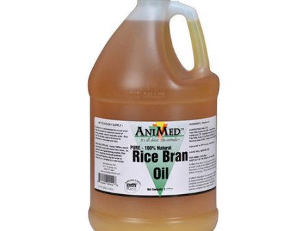 Pure Rice Bran Oil Horse Supplement 1 Gallon by Animed Hot on Sale