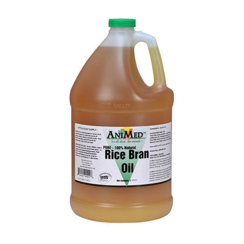 Pure Rice Bran Oil Horse Supplement 1 Gallon by Animed Hot on Sale