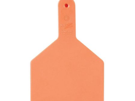 Z1 No-Snag Blank Cow Tags Orange 1 Count by Z Tags Fashion