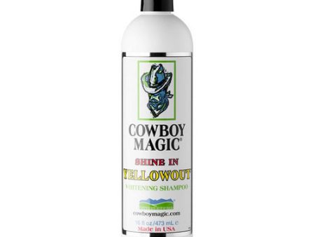 Cowboy Magic Shine In Yellowout Whitening Horse Shampoo 16 Oz by Cowboy Magic Sale