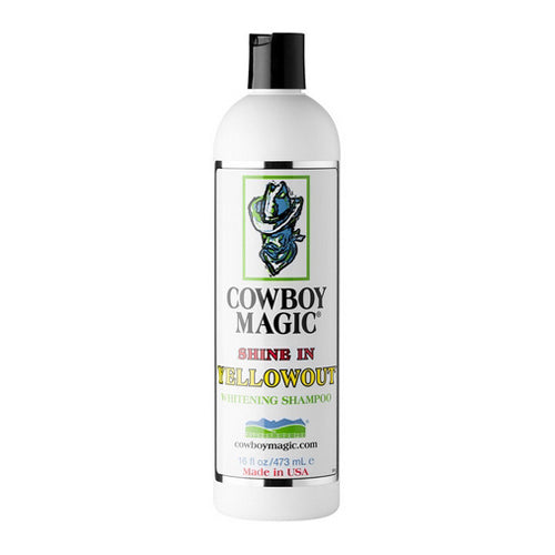 Cowboy Magic Shine In Yellowout Whitening Horse Shampoo 16 Oz by Cowboy Magic Sale