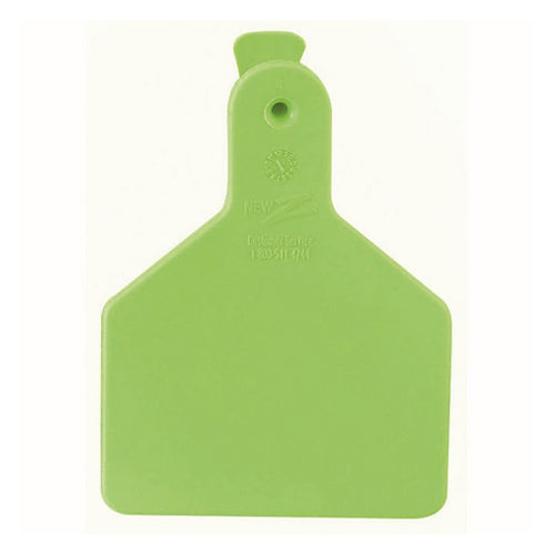 Z1 No-Snag Blank Calf Tags Chartreuse 1 Count by Z Tags Supply