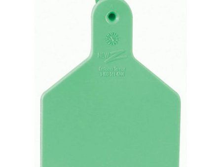 Z1 No-Snag Blank Calf Tags Green 1 Count by Z Tags Sale