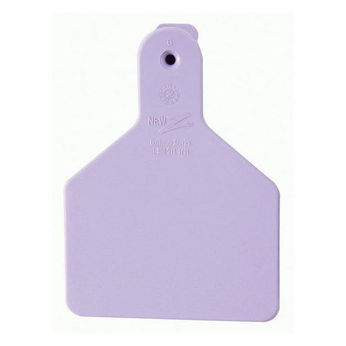 Z1 No-Snag Blank Calf Tags Purple 1 Count by Z Tags Supply