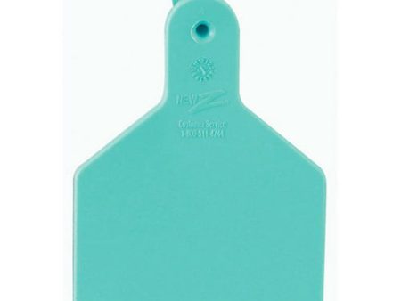 Z1 No-Snag Blank Calf Tags Turquoise 1 Count by Z Tags Online Sale