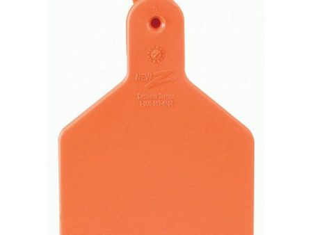 Z1 No-Snag Blank Calf Tags Orange 1 Count by Z Tags For Discount