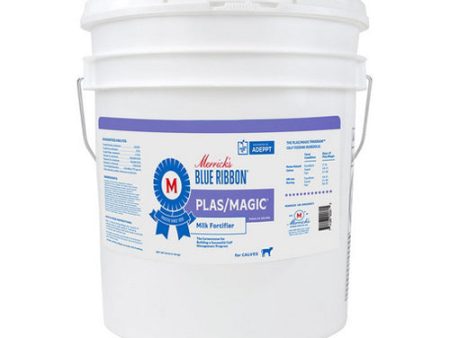 Blue Ribbon Plas Magic Milk Fortifier For Calves 25 Lbs by Merricks For Discount