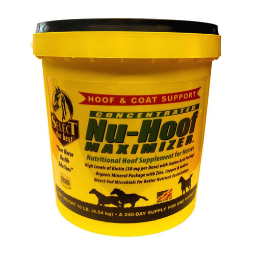 Nu-Hoof Maximizer Hoof Supplement For Horses 10 Lbs by Select The Best For Cheap