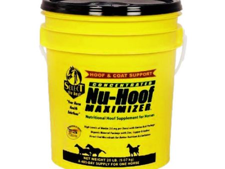 Nu-Hoof Maximizer Hoof Supplement For Horses 20 Lbs by Select The Best For Sale